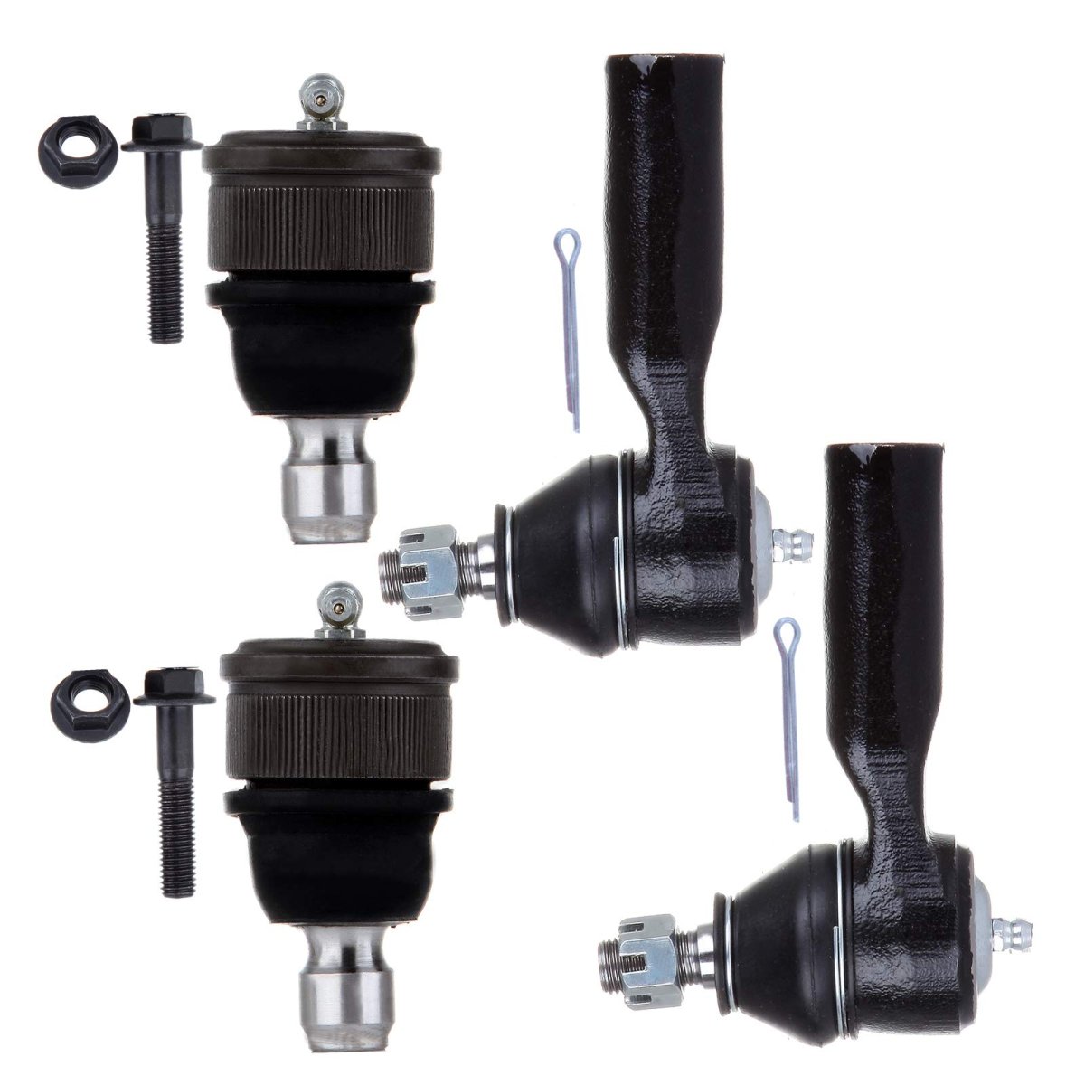 4-piece Outer Tie Rod End Lower Ball Joint Fit 2001-2009 Ford Escape Mazda Tribute 2005-2009 For Mercury Mariner