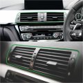 X Autohaux Car Interior Gap Door Edge Decorative Trim Strip Line Green 8m 26 25ft
