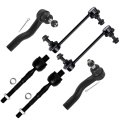 6pc Steering And Suspension Kit For Ford Fusion 2010 2012 Lincoln Mkz 2011 Mercury Milan Es800797 Es800798 Ev800531 K750415 