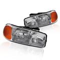 Instyleparts Gmc Sierra Yukon Yukon-denali Clear Lens Headlight With Chrome Housing 