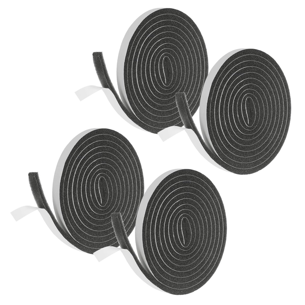 Weather Stripping Door Seal 4 Rolls 3 8 X 16 Adhesive Foam Tape Soundproof Insulation Strips For Frame Window Gaps 26 Feet
