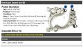Front Lower Control Arm Kit With Ball Joints 2 Piece Aluminum Type Compatible 1998-2004 Cadillac Seville