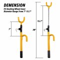 Cartman Vehicle Steering Wheel Lock Car Anti Theft Security With Adjustable Length Fit For Cars Trucks Vans And Suvs