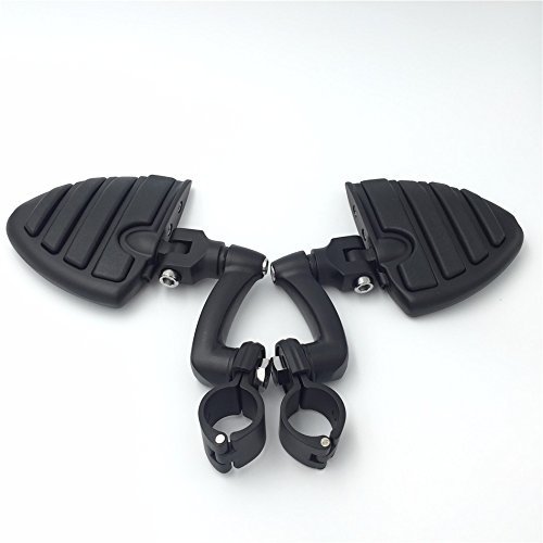 Smt Motorcycle Black 360 Adjustable Peg Mounting Kit U Shape Footrest Foot Pegs For V-star Roadstar Suzuki Boulevard Equipped
