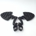 Smt Motorcycle Black 360 Adjustable Peg Mounting Kit U Shape Footrest Foot Pegs For V-star Roadstar Suzuki Boulevard Equipped