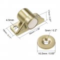 Uxcell Cabinet Door Magnetic Latch Catch Zinc Alloy With Screws Gold Tone 4pcs