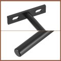 10pcs Floating Shelf Bracket 3 Inch Wall Mounting Blind Support Hidden For Wood Shelves Black 