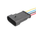 Tomall 4 Pin Way 18 Awg Waterproof Connector For Electrical Quick Plug Socket Wire Pigtail 1 5mm Series Pack Of