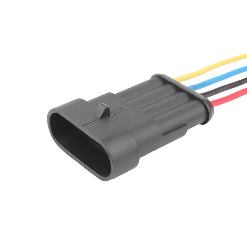 Tomall 4 Pin Way 18 Awg Waterproof Connector For Electrical Quick Plug Socket Wire Pigtail 1 5mm Series Pack Of