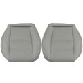 Front Driver Passenger Side Bottom Perforated Leather Replacement Seat Covers Gray For Mercedes Benz Glk250 Glk280 Glk300 350 
