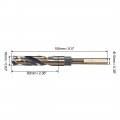 Uxcell Reduced Shank Twist Drill Bits 16mm High Speed Steel 4341 With 10mm For Stainless Alloy Metal Plastic Wood