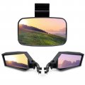 A Utv Pro Side Mirrors Wider Rear View Kit For Polaris Ranger Xp 1000 Crew 2018-2023 Adjustable Folding Convex Breakaway 