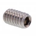 Socket Set Screws 1 4 In 20 By 7 16 Grade 18 8 Stainless Steel Internal Hex Drive Cupped Point 10 Pack 