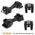 Ocpty Hood Catch Latch Kits Compatible With 2007-2017 For Jeep Wrangler Black