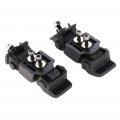 Ocpty Hood Catch Latch Kits Compatible With 2007-2017 For Jeep Wrangler Black