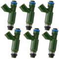 Set Of 6 New Oe Fuel Injectors 2002-2008 For Jaguar X-type 2 5l 3 0l C2s44705