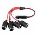Cigarette Lighter Splitter High Power 4 Way Car Plug Socket Adapter