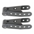 Waltyotur 2pcs Black Belltech 6400 Lowering Shackle Rear Kit Replacement For Chevy Ford And Gmc