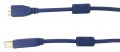 Multicomp Pro Mc002483 Usb Cable Type B Plug 500 Mm With Ferriteeads Micro B 19 7-6pack 