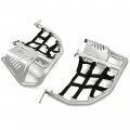 Kuafu Nerf Bars Foot Peg Heel Guard Aluminum Compatible With All Years Honda 400ex 400x Silvery Nerfs Black Nets