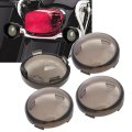 Usonline911 4 Pack Smoke Turn Signal Lens Cover Replacement For 2004 Harley-davidson Softail Standard Fxst