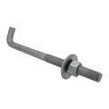 5 8 X 8-inch Galvanized Threaded Anchor Bolts With Hardware For Wood Concrete 10 Pack 