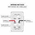 Rocker Switch Spst On Off 12v 20a For Atv Utv Street Bike And Dirt Model 302424 Ip65 Rated 6 Terminals