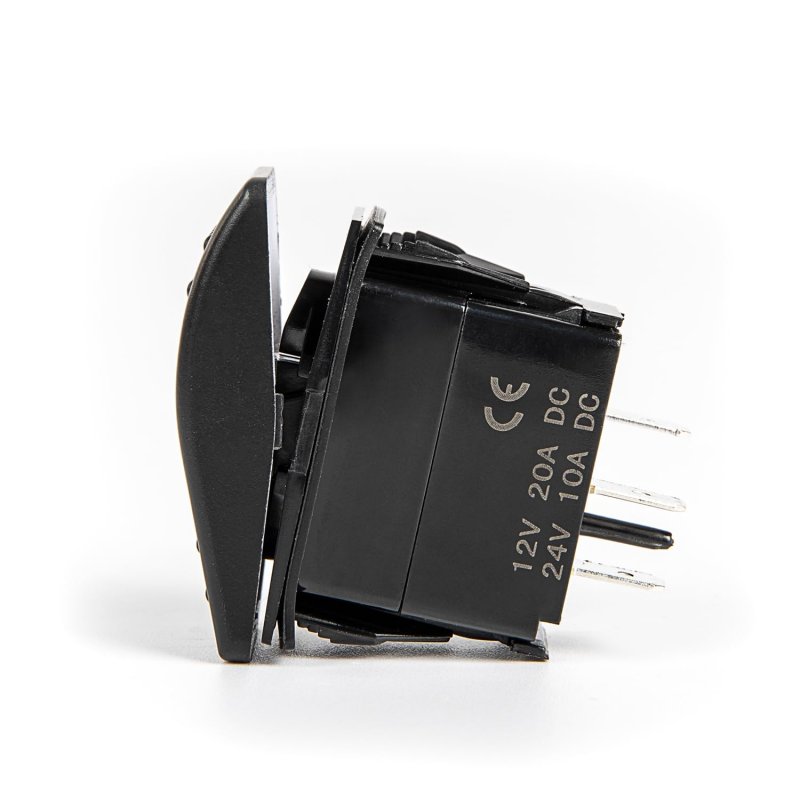 Rocker Switch Spst On Off 12v 20a For Atv Utv Street Bike And Dirt Model 302424 Ip65 Rated 6 Terminals