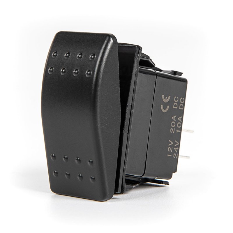 Rocker Switch Spst On Off 12v 20a For Atv Utv Street Bike And Dirt Model 302424 Ip65 Rated 6 Terminals