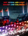 Kemimoto 2pc 3ft Whip Lights With Mounts For Side By App Control Led Utv Offroad Compatible Polaris Rzr Can-am Maverick X3 1