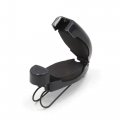 Uxcell A17041200ux0892 Pcs Black Car Sun Visor Clip Holder For Sunglasses Eyeglass 4 Pack