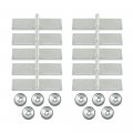 G-plus 1 2 -1 2 Compatible With Ford Body Fender Door Belt Trim Molding Push Clips 10pcs