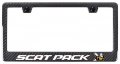 Au-tomotive Gold Inc Officially Licensed Abs Carbon Fiber Uv Printed License Plate Frame For Scat Pack Black