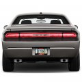 Ipick Image Made For Dodge Challenger R T Classic Racing Stripe Black Metal License Plate Frame
