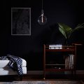 Ge 2 Bulbs Vintage Globe Led Light Meandering Spiral Filament G63 Clear Glass Edison Bulb 6 5-watt 40 Watt Replacement Dimmable