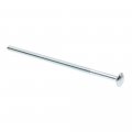 Prime-line Carriage Bolts 5 16 In -18 X 8 A307 Grade A Zinc Plated Steel 10 Pack 
