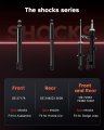 Rear Shock Absorbers For Chevrolet Camaro 1982 To 2002 Pontiac Firebird Corvette 1953 1962 2 Piece Set 343211 5867