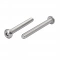 Uxcell M5x45mm 304 Stainless Steel Button Head Hex Socket Cap Screws Bolts 25pcs