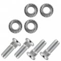 Caltric 4x Front Rear Studs And Flange Nuts For Polaris Xpedition 325 425 4x4 2000-2001 3 8