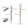 Uxcell 3 16-24 Unc Straight Flute Tap Left Hand And 7mm Twist Drill Bit Set Titanium Plated High Speed Steel Drilling Machine