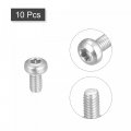 Uxcell M2 5x5mm Torx Security Machine Screws 10pcs 316 Stainless Steel Pan Head Tamper Proof Screw Fasteners Bolts