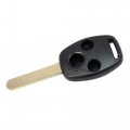 Hqrp 3 Buttons Key Fob For Honda Accord 2003 2004 2005 04 05 Remote Uncut Shell 