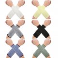 Janmercy 6 Pairs Cut Resistant Sleeve Arm Sleeves For Women Men Protectors Thin Skin Bruising Guards 