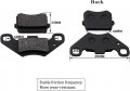 Pro Bat Rear Hydraulic Disc Brake System Caliper Disk Rotor Replacement Pad Assembly For 50cc 70cc 90cc 110cc 125cc 150cc Quad