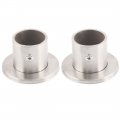 Uxcell 304 Stainless Steel Closet Rod Bracket Flange Lever Supports Holder Hangers 1 3 Inch Dia 2pcs 