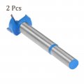 Uxcell Forstner Drill Bits 17mm Tungsten Carbide Wood Hole Saw Auger Opener Woodworking Hinge Drilling Boring Bit Cutter 2pcs
