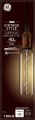 Ge Vintage Style Led Light Bulb 40 Watt Clear Finish T20 Tube 1 Pack