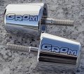 I5 Chrome Handle Bar Ends Compatible With Honda Grom