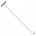 5th Wheel Pin Puller 32 In Heavy Duty Solid Steel Chrome Plated With Hook 2 Piece Splicable Design Universal Fit 1 Pack 