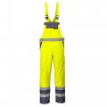 Portwest S488 Unlined Safety Contrast Bib And Brace Yellow Navy Xx-large